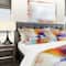Designart 'Creative Flower in Multiple Colors' Modern & Contemporary Bedding Set - Duvet Cover & Shams